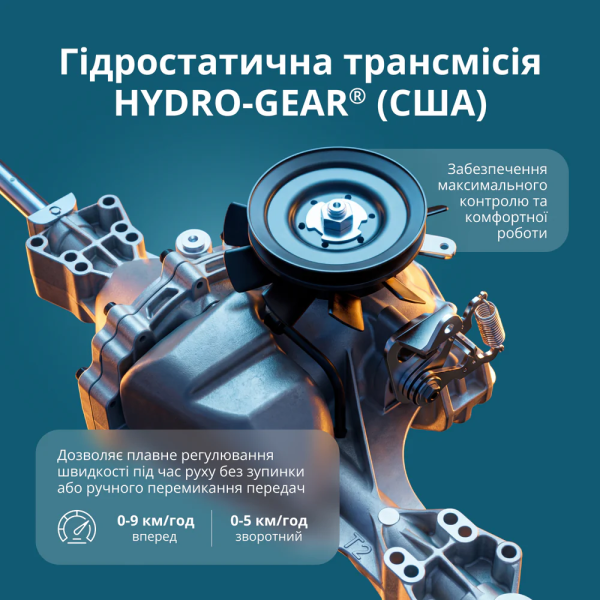 Бензиновий трактор газонокосарка KS 98TMG-H